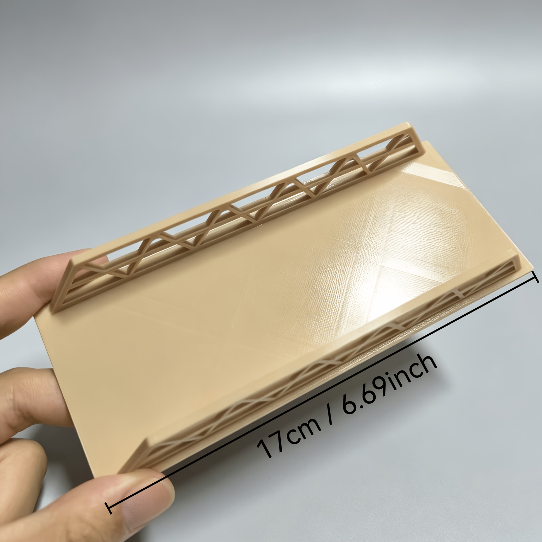 Yellow Miniature Bridge Model Replicating Real Bridge Structure